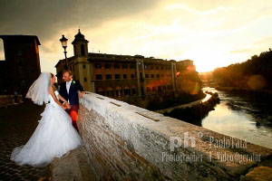 fotografo matrimonio roma isola tiberina